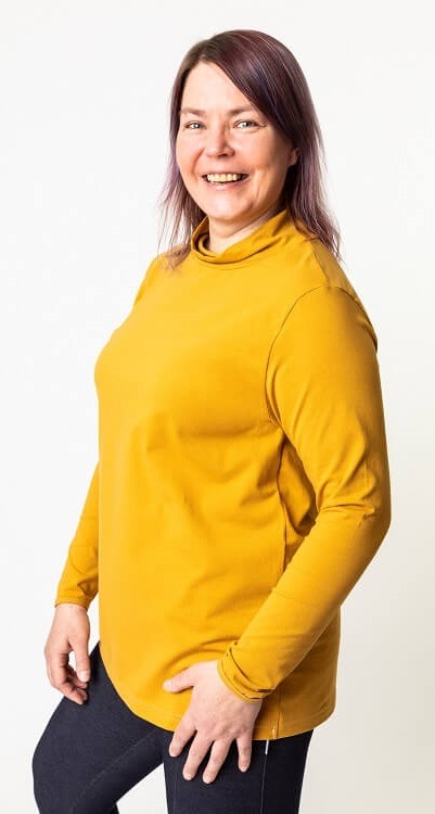 Naisten Birgitta paita ompelukaava kapea