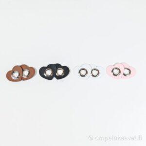 Purjerenkaat sydämen muotoinen