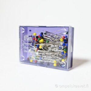 lasipäinen nuppineula