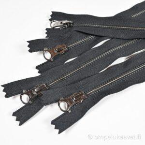 Metalli vetoketju YKK musta 30 cm