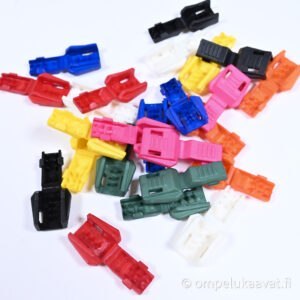 Nauhanpäät monta väriä