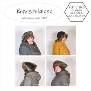 Koivistolainen karvahattussa on kupuosa, joka tehdään neljällä kolmiokaavalla ja reunakaitale, joka kiertää pään ympäri. Koivistolainen on perinteinen suomalaistyyppinen karvalakki, jonka reunat ja läpät ovat turkista ja kupu tavallisesti nahkaa DIY karvalakki