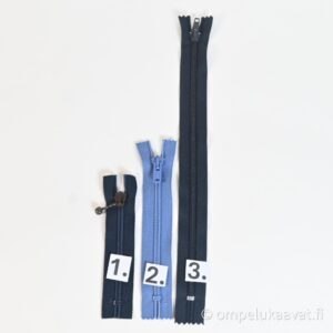 spiraali vetoketju sininen 6 mm