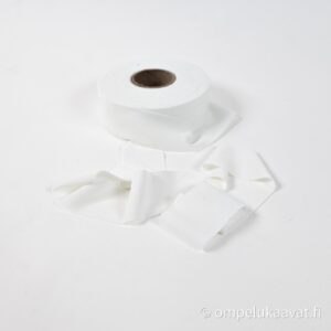 kanttausnauha, valkoinen neulos 32 mm, pienempi rulla