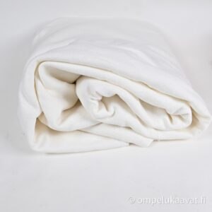 Puuvilla collegekangas valkoinen