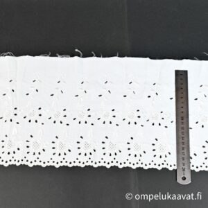 Brodyyri valkoinen leveä