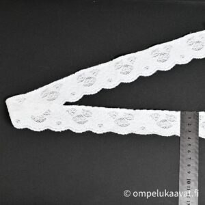 Teollisuudenylijäämä pitsi joustava 3,8 cm