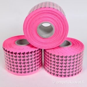 nauha neonpinkki musta